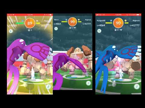 Legendary Raid #72 - Regirock Trio (Rain Boost)