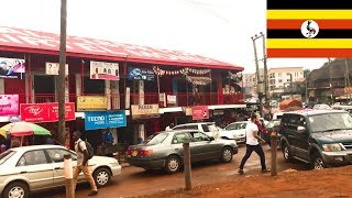 Uganda Kampala city - downtown street scenery dail