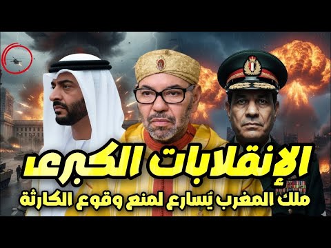 من الإمارات إلى مصر l ملك المغرب يلتقي بن زايد والسيسي لمنع حدوث أحد أخطر إنقلابات المنطقة