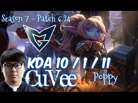 SSG CuVee POPPY vs CAMILLE Top - Patch 6.24 KR Ranked