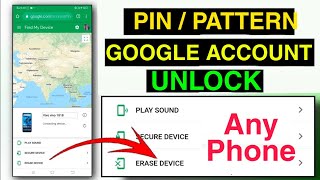 #2 Find My Device Lock Ko Unlock Kaise Kare | any phone pattern password Google account reset Online