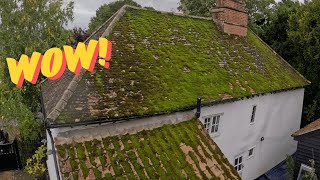 I Remove A SHOCKING Amount Of Growth Before The Moss Completely DESTROYS This Roof!