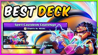 SPELL CAULDRON CHALLENGE in CLASH ROYALE!
