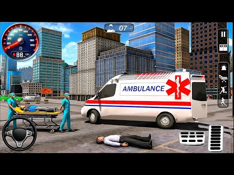 US City Ambulance Rescue Simulator 3D - Real Emergency Rescue Duty Van Driver - Android GamePlay