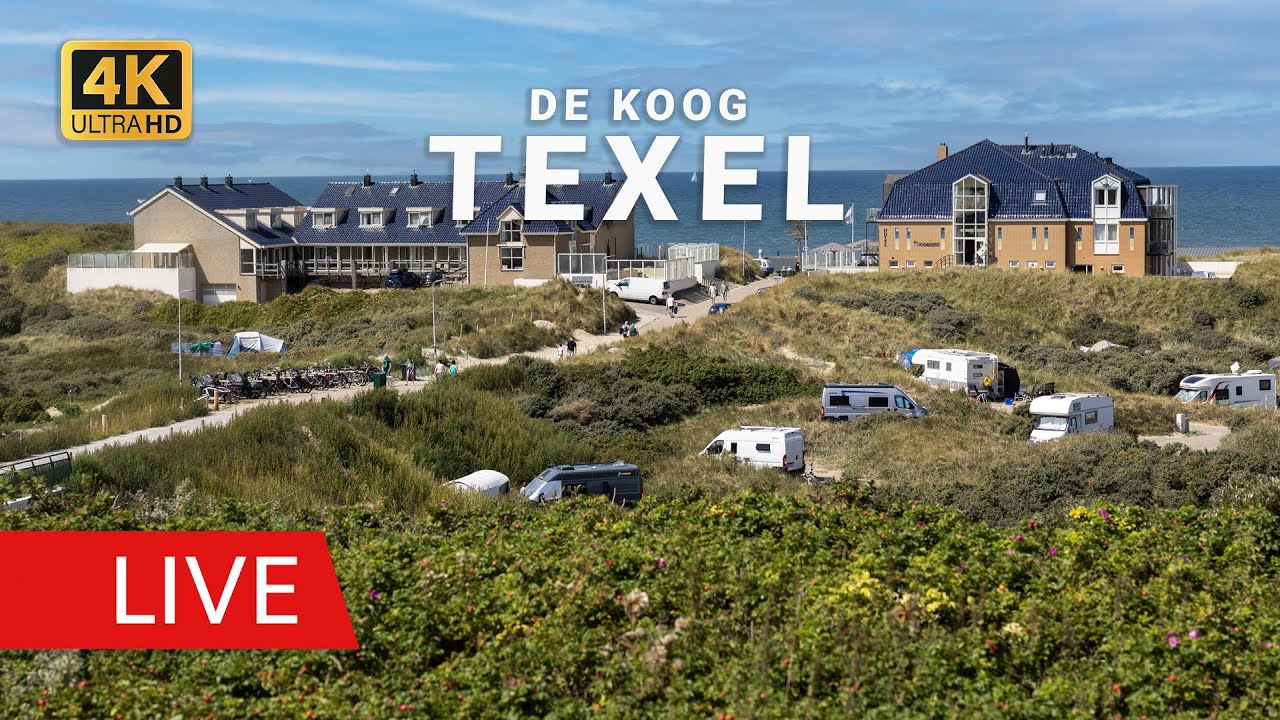 Live webcam view of Playa y dunas de De Koog