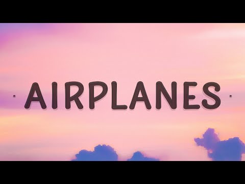 B.o.B - Airplanes (Lyrics) | Can we pretend that airplanes in the night sky are like shooting stars