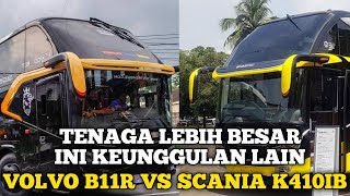 Download lagu Tenaga Lebih Besar, ini Keunggulan Lain Bus Volvo B11R VS Scania K410IB?#busmania #bus #volvo mp3