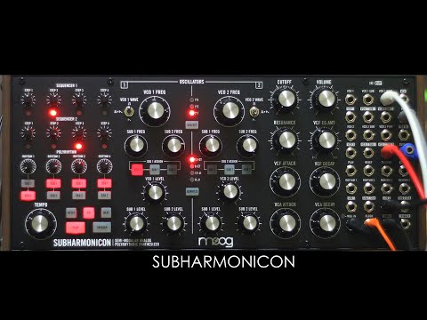 Пример звучания аналогового синтезатора Moog Subharmonicon