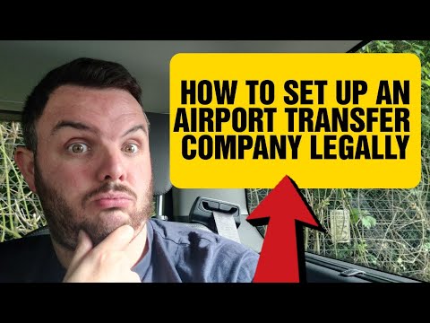 How to set up an Airport Transfer company in the UK Legally or how to get more airport work