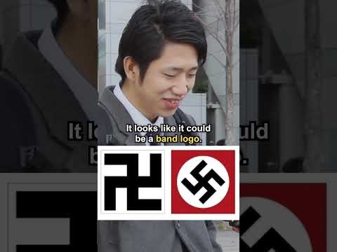 Meaning of Swastika Symbol In Japan vs. The West #shorts
