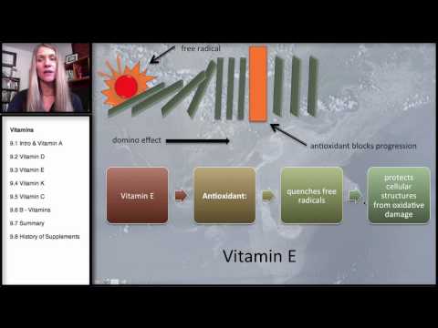 9.3 Vitamins: Vitamin E