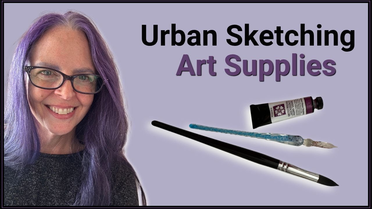Starting the Urban Sketching From Home Challenge:  Day One Art Supplies | Vegas Urban Sketching