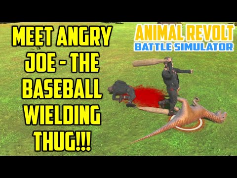 NEW! Angry Joe vs every unit (Baseball bat wielding thug!) Animal Revolt Battle Simulator
