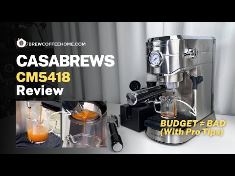 Casabrews CM5418 Review | Can a Budget Espresso Machine Pull Great Shots? (Tips & Hacks)