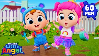 Download lagu Watch Out For My Cute Shoes!! | 1 HOUR Little Angel Kids Songs & Nursery Rhymes mp3