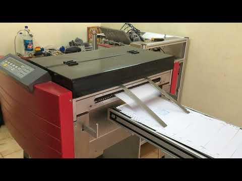 Kern computer forms continuous stationary paper cutting mach...