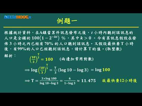 2 訊息的傳播與分貝的計算 數學 均一教育平台