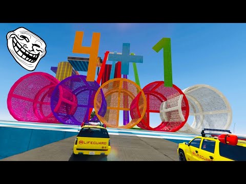 CARRERA TROLL MATEMÁTICA COLORIDA! - CARRERA GTA V ONLINE - Sebas Online