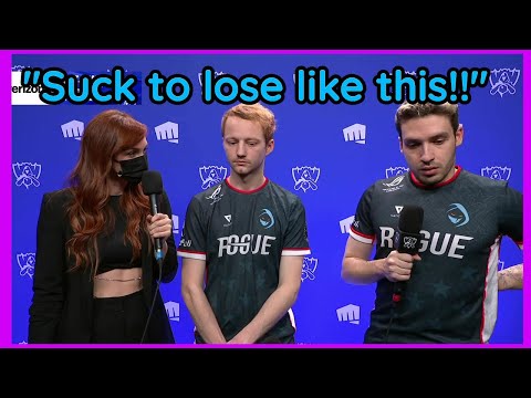 Rogue Odoamne And Larsen Emotional Interview After Devestating 0 3 Against JDG!!