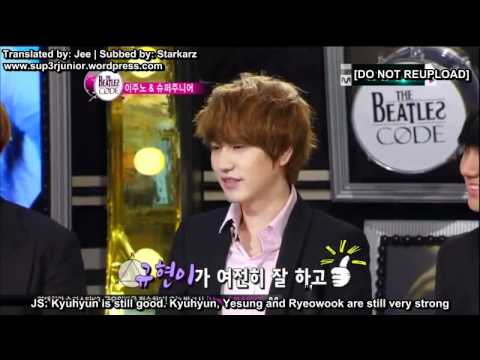 110818 Mnet Beatles Code - Super Junior [ENG SUB]