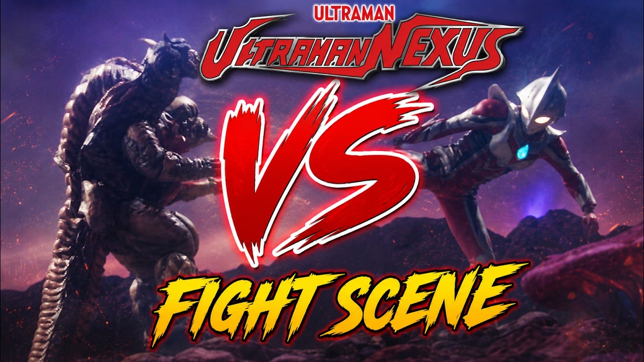 JADI SIAPA ULTRAMAN NEXUS | FIGHT SCENE