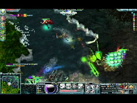 HoN - Pyromancer insta BuyBack Quad Kill