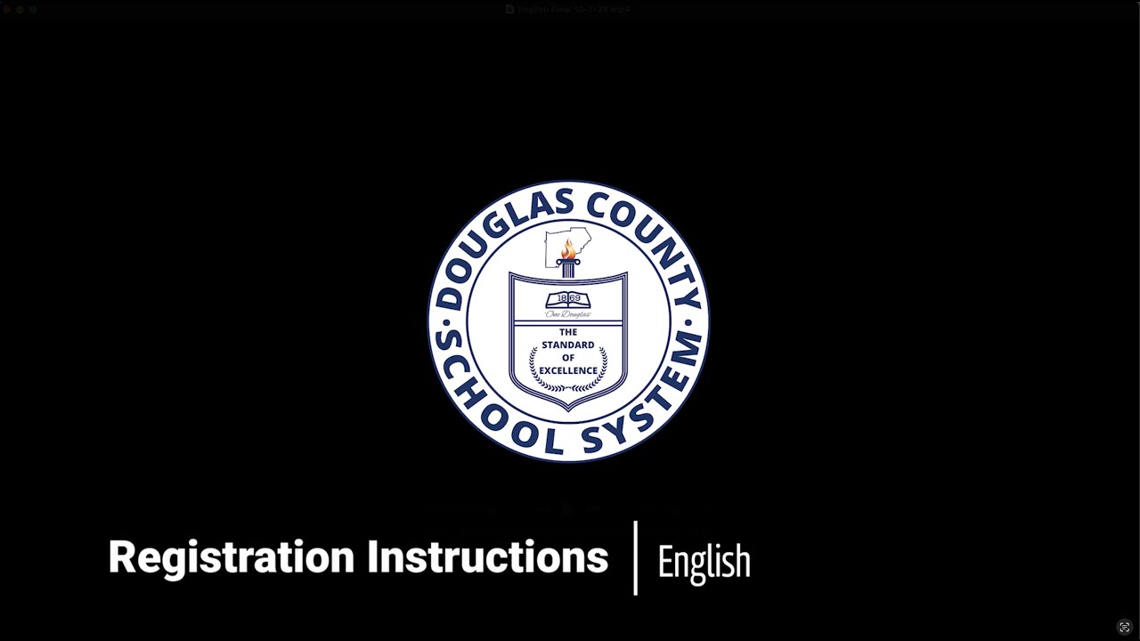 Registration Instructions | English