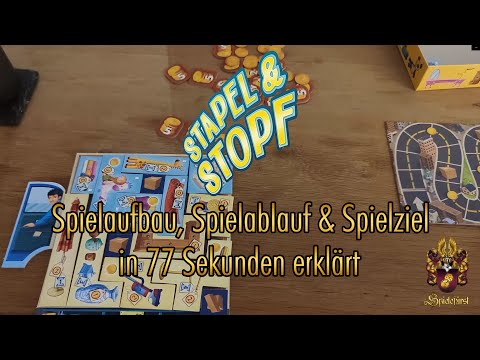 Stapel und Stopf in 77 Sekunden | Spielaufbau, Spielablauf und Spielziel kurz erklärt