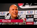 Reactie Slot | AZ - FC Mariupol