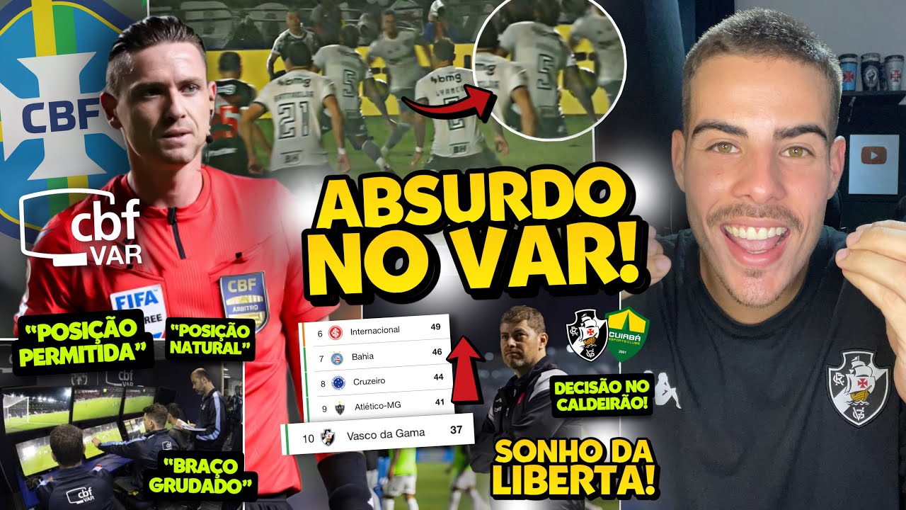 CBF DIVULGOU O ÁUDIO ABSURDO DA SEMIFINAL DA COPA DO BRASIL I VASCO SONHA COM A LIBERTADORES DE 2025