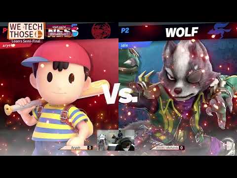 Virginia Tech's September Monthly Aryeh (Ness) vs idlehands (Mario, Wolf) Losers Semis