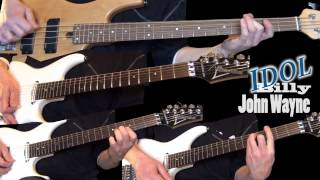 Billy Idol - John Wayne (Guitar &amp; Bass cover)