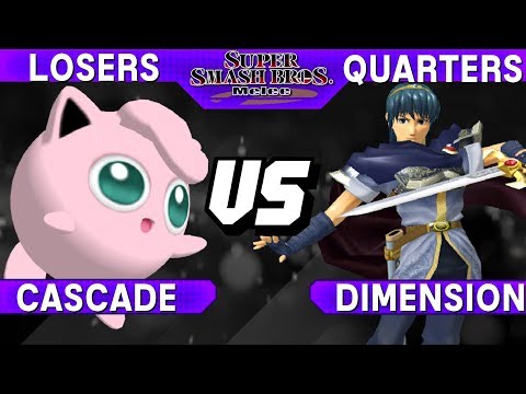 Smash Melee - Cascade (Puff) vs Dimension (Marth) - S@LT 137 Losers Quarters