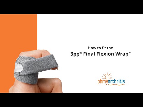 How to Fit the 3pp Final Flexion Wrap for Arthritis, Swelling or Finger Injury - Oh My Arthritis