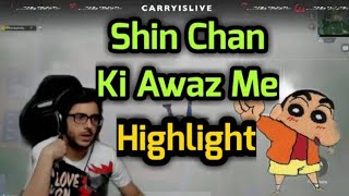 Carry In Shinchan Voice | CARRYISLIVE | CARRYMINATI video