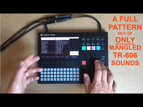 Analog Drum Torture, TR-606 into the Polyend Tracker: Stazma Tips & Tricks