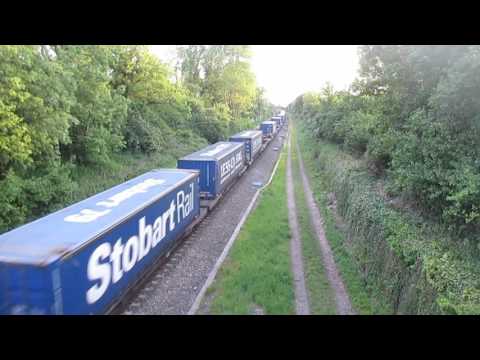 68001 passing Churchdown on the 4M36 Wentloog - Daventry with a few tones 22/05/17