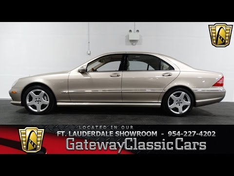 #184 FTL - 2003 Mercedes-Benz S 600 5.5L V12 FI 5-Speed Automatic