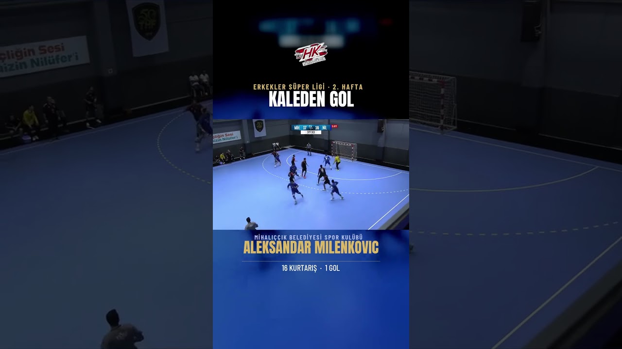 The keeper scored. 🧤➡️🥅 #hentbol #handball #türkiye #hentbolkolik #süperlig