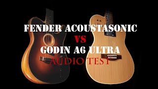 Video thumbnail for Fender Acoustasonic vs Godin A6 ultra by SymoneJem