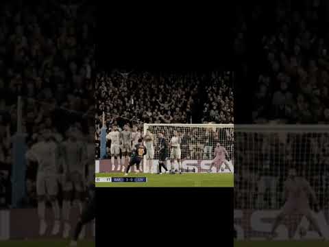 Идеальный штрафной Лионеля Месси в слоумо