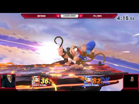 VS Weekly 11/8/18 - Losers Semis - AMG | 8BitMan (ROB) vs PG | MVD (Diddy Kong) - Smash 4