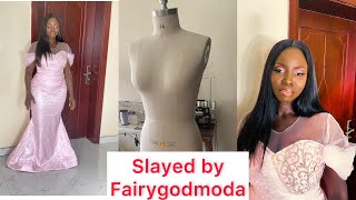 How I transformed my client for an owambe party /How I created this outfit / New dress form setup