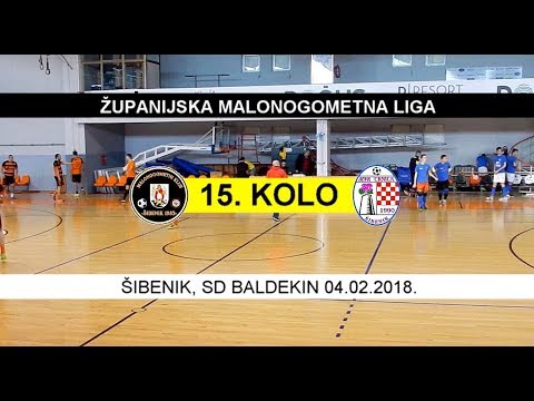 ŽMNL, 15. kolo: ŠIBENIK 1983 - CRNICA II, 04.02.2018.