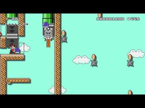Whomp's Fortress (N64) by BobbyChuck - Super Mario Maker - No Commentary 1AF