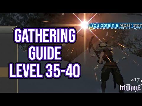 FFXIV 2.0 0095 Gathering Guide Level 35 to 40