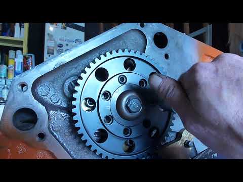 Install of a Milodon 13600 gear drive for the small block mopar LA engine
