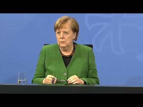 23.03.2021 - Angela Merkel, Michael Müller, Markus Söder - Ausweitung Schutzmaßnahmen nach MPK