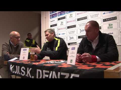 Persconferentie KMSK Deinze - Cercle Brugge KSV (2015.11.22)