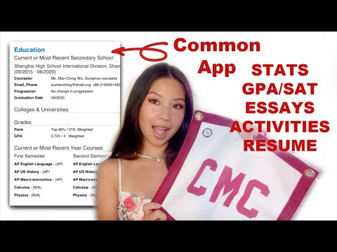 HOW I GOT INTO CMC (Claremont McKenna College) | STATS, ESSAYS, ACTIVITIES, etc.